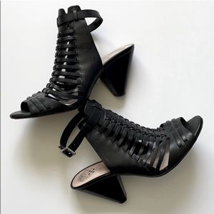 Vince Camuto Black Wedge Heels